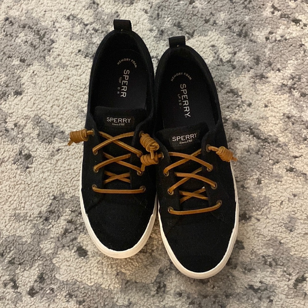 Sperry Crest Vibe Platform Smocked Shoes 8.5